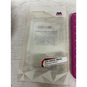 mybat phone cases For ZTE N9520 (max) Pink Quilted With Screen Protected